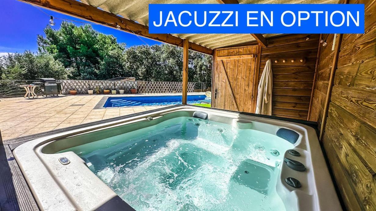 Appart Independent Garden Pool & Spa Sussargues エクステリア 写真
